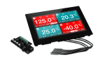 EL-SGD-70-ATP | Multi Channel Logger | Temperature Data Logger | PanelPilot Add-on | Right facing with board