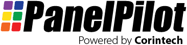 PanelPilot Logo | Powered by Corintech | Version 2 | July 2025 | Cropped