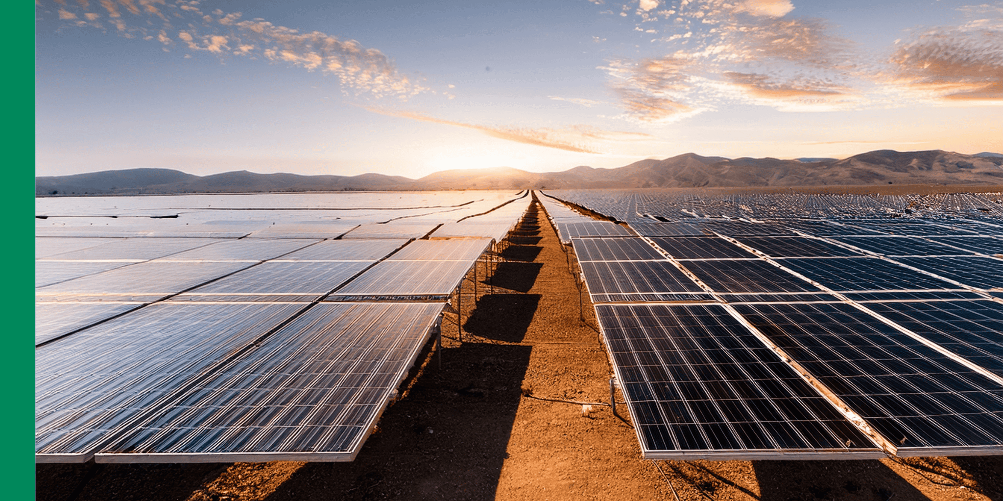 Solar panel farm